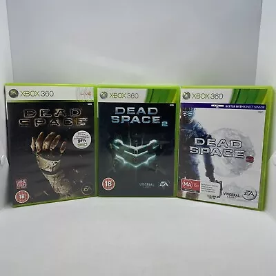 Dead Space 1 2 & 3 Xbox 360 PAL Complete With Manuals Free Tracked Postage • $39.99