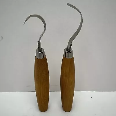 Mora 163 + 162 Wood Carving Hook Pack Spoon Bowl Carving Tools Morakniv Sharp • $29