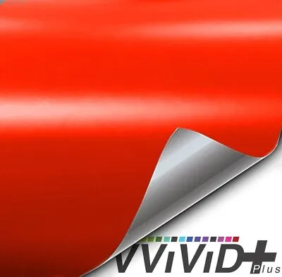 VVivid 2020 VVivid+ Matte Rosso Corsa Red (Ferrari Red) Vinyl Car Wrap | V217 • $15.81