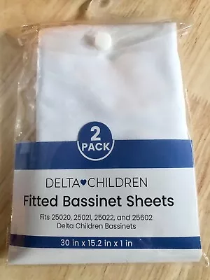 Delta Children Bassinet Sheets • $14.99