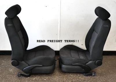 $499.99 • Buy Front Seat Set 99-05 VW Jetta Golf MK4 Heated Black Cloth - Genuine