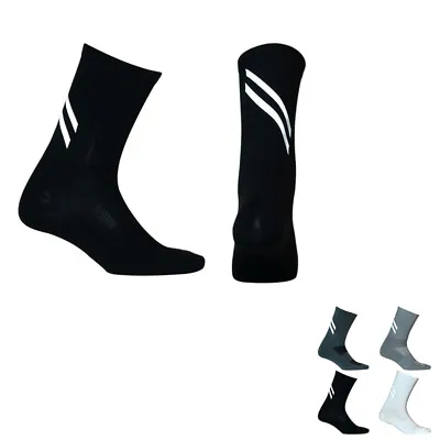 Pro Cycling Riding Socks Mens Womens Sport Ankle Socks Bicycle XC MTB BMX Black • $6.49