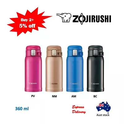 Zojirushi SM-SD36 One Touch Open Vacuum Insulated Bottle (360ml) • $53.95