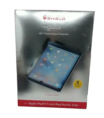 $14.29 • Buy ZAGG Invisible Shield Screen Protector For Apple IPad 9.7 Inch, Air/Air2   #8233