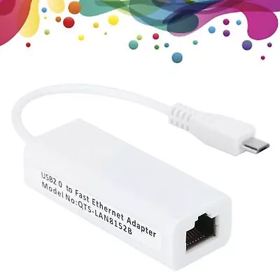 Network Card Adapter Micro USB To RJ45 Ethernet Port For Raspberry Pi Zero 1.3/W • $9.86