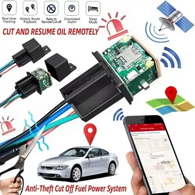 GPS Tracker Real-time Tracking Locator Device GPRS GSM Car/Motorcycle Anti Theft • $49.11