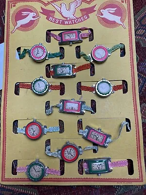 Vintage Toy Watch Advertising Store Display 1940s Made In Japan Party Favors 12 • $100