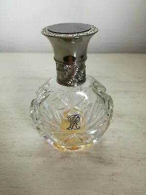 Vintage 1989 Ralph Lauren Safari Eau De Parfum 75ml 2.5 Fl Oz Crystal Glass 20 M • £12