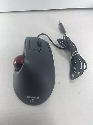 Microsoft Trackball Optical 1.0 USB Ball Mouse X08-70386 Clean PS2 *Tested* VGC • $33