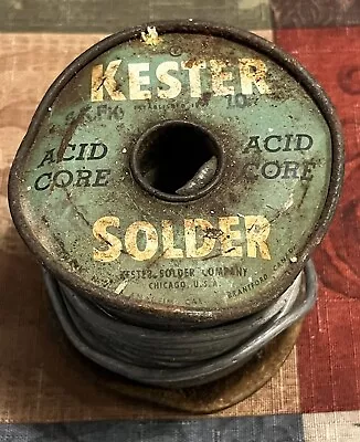 Vintage Kester Acid Core Flux Solder ~ Total Weight 3 Pounds ~ Ships Out Fast • $19.99