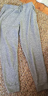£7 • Buy Ladies Lounge Pants Size 12 F&F Grey Waffle Pattern Pre Owned