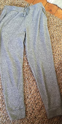£7 • Buy Ladies Lounge Pants Size 12 F&F Grey Waffle Pattern Pre Owned