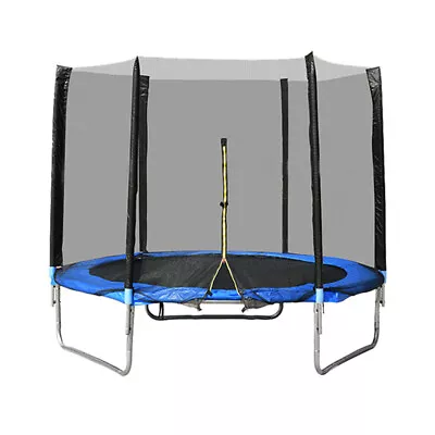 £94.75 • Buy NEW 6FT Trampoline With Safety Net Enclosure Spring Cover Padding Adults Kids