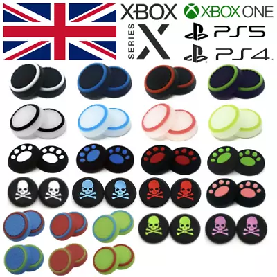 Controller Analog Thumb Grips For PlayStation 5 | 4 PS5 PS4 Xbox Series X & One • £1.99