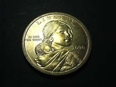 $7 • Buy United States Of American 1 Dollar Coin - Sacagawea 2000 P - AUNC