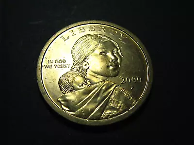 $7 • Buy United States Of American 1 Dollar Coin - Sacagawea 2000 P - AUNC