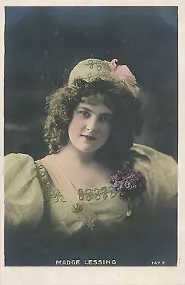 POSTCARD  ACTRESSES  Madge  Lessing • £1.76