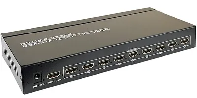 9-Channel 1080P HD Video Multiplexer With IR Remote • $198