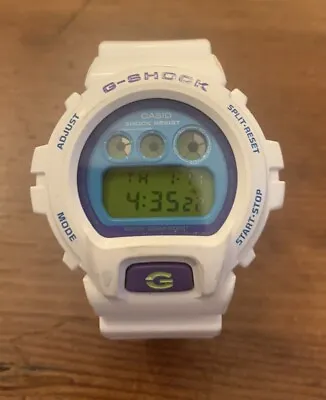 Casio G-SHOCK Men's Watch 3230 1289 Blue Purple & White DW-6900CS-7 - Super Nice • $62.50