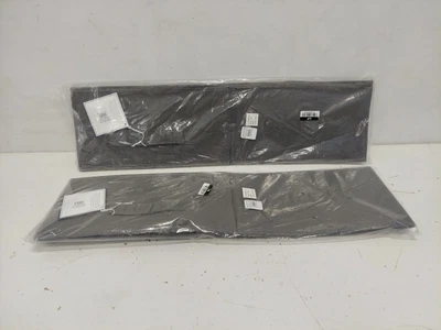 $17.81 • Buy Pottery Barn Teen --Set Of 2 Extra-Wide Closet Storage Bins, Charcoal/Gray NEW