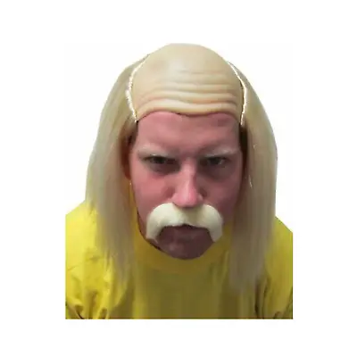 Adult Mens Hulk Hogan Hulkamania Wrestling Maniac Costume Wig Halloween Cosplay • $22.96