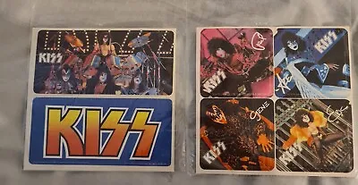 KISS AUCOIN MEMORABILIA 1980- X 2 Diamond Print Stickers Original Australia Only • $30.79