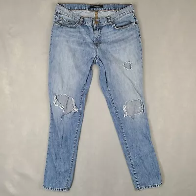 J Brand Aidan Boyfriend Women's Size 28 Blue 34x30 Medium Wash Denim Low Rise • $6.94