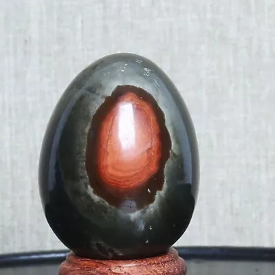 #133-89g Amazing Natural Ocean Jasper Orbicular Reiki Egg Healing • $0.99