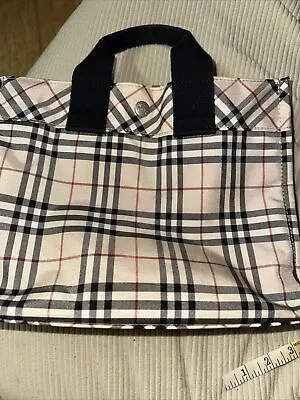 Burberry Mini London Tote Bag Blue Label  • $229