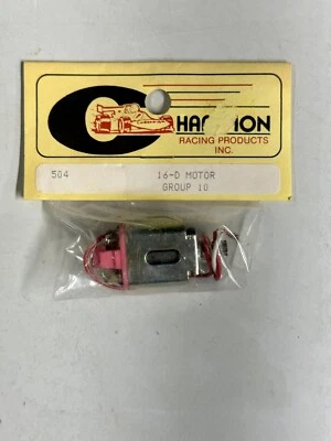£12.08 • Buy New 1:24 CHAMPION RACING PRODUCTS Slot Cars Parma 16-D MOTOR GROUP 10 Part# 504