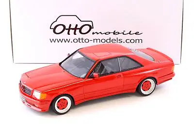 1:18 OTTO Mobile OT995 Mercedes 560SEC AMG W126 Coupe Wide Body Red 1986 • $117.38