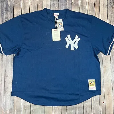 NEW New York Yankees Mariano Rivera 1995 Mitchell Ness Jersey 4XB 60 Cooperstown • $69.97