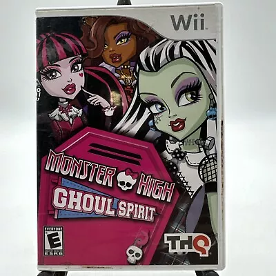 Monster High: Ghoul Spirit - Nintendo Wii- Clean With Inserts • $8.98