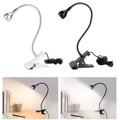 USB Table Book Light Mini LED Reading Light Flexible Easy Clip-on Lamp Light • $9.19