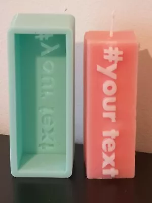 £13.99 • Buy Custom Made Silicone Mould Service - Wax Melt Soap Candle Chocolate Resin Craft