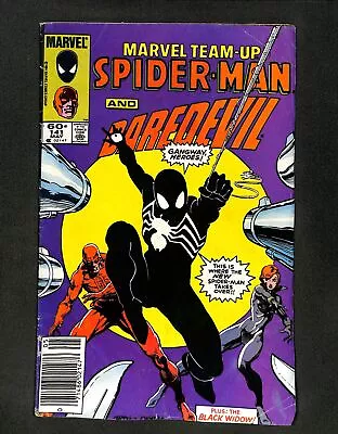 Marvel Team-up #141 Newsstand Variant 1st Black Costume! Spider-Man! Marvel 1984 • $8.50