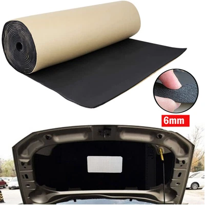 £17.90 • Buy 3M-9M Car Sound Proof Deadening Mat Heat Insulation Foam Floor Hood Thick 6mm UK