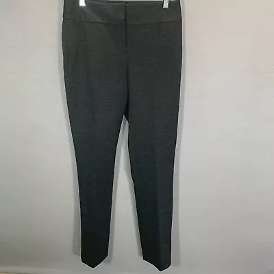 Vince Camuto Pants Womens 4 Gray Stretch Flat Front Zip Fly Skinny Leg  • $14.99
