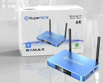 Superbox S5 Max With New Improved Voice Remote 1-3 Day Shipping Make Offer • $359