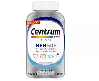 Centrum Silver Men 50+ Multivitamin 275 Tablets • $36.29