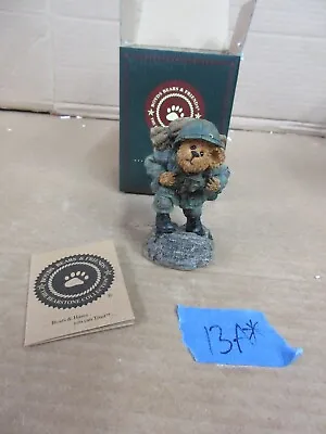 Boyds Bears GI BRUIN STAND UP FOR FREEDOM 228387 Military Armed Forces Figurine • $31.20