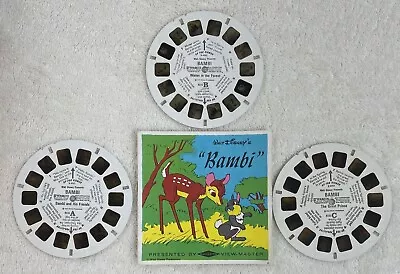 View Master Reel Set B 400 Disney's Bambi With Booklet • $6