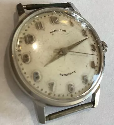 WATCH VIDEO!  Vintage Dated 1959 Hamilton Stainless Steel Automatic Watch Runs • $99.99