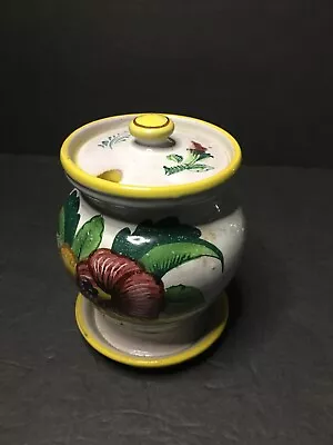 Vintage Italian Sugar/Honey/Jam Jar Signed PAL 22 • $15