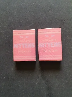 Daniel Madison 2 Decks Of Pink Kittens New And Sealed By Ellusionist • $18.64