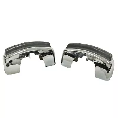 Empi 98-0750 Vw Bug Bumper Guard With Notch For Rubber Strip 1968-73 Pair • $114.95