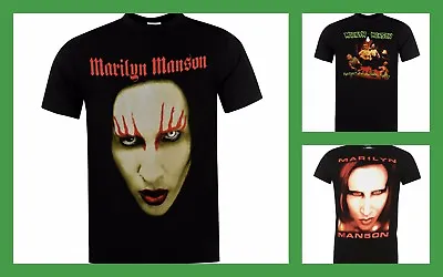 New Official Marilyn Manson T Shirt Mens Official Mens New Sizes From S-M-L-XL  • £14.99