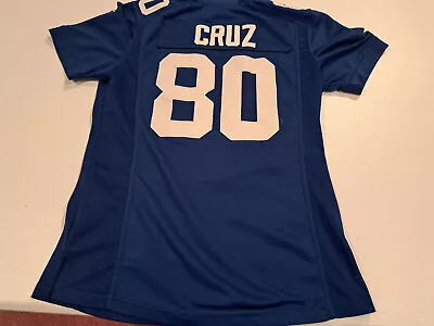 NFL New York Giants Victor Cruz Nike Youth Medium Blue Jersey (26x16 Inches) • $20