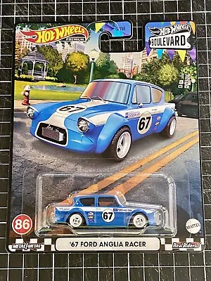 NEW 2023 Hot Wheels PREMIUM Boulevard #86 '67 Ford Anglia Racer - Real Riders • $20