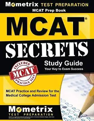 MCAT Prep Book: MCAT Secrets Study Guide: MCAT Practice And Review  - ACCEPTABLE • $6.43